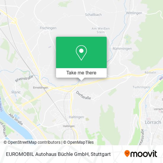 EUROMOBIL Autohaus Büchle GmbH map