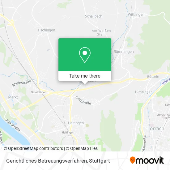 Карта Gerichtliches Betreuungsverfahren
