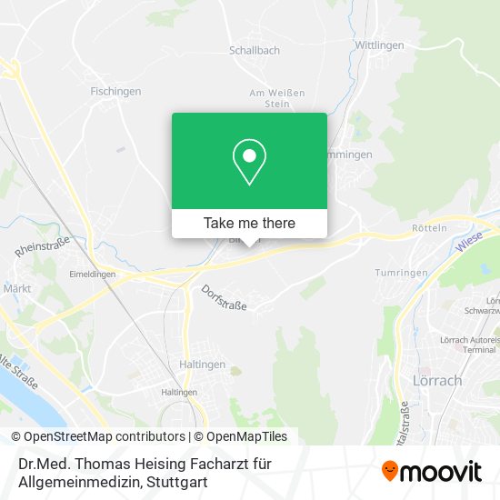 Dr.Med. Thomas Heising Facharzt für Allgemeinmedizin map