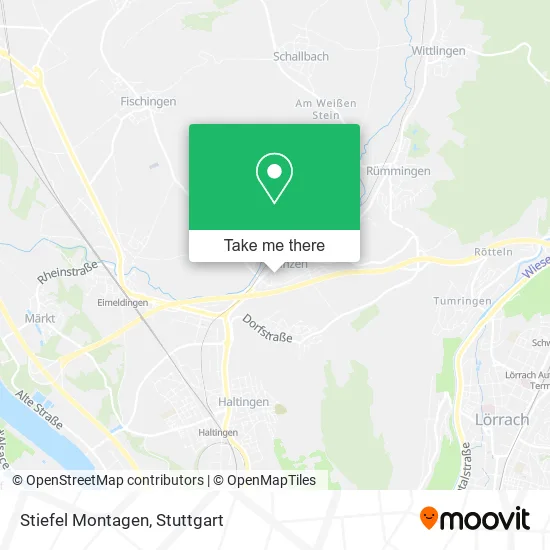 Карта Stiefel Montagen