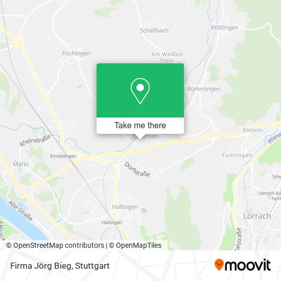 Firma Jörg Bieg map