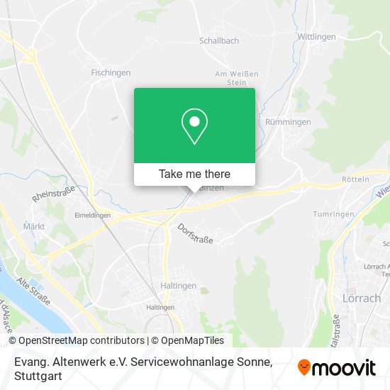 Evang. Altenwerk e.V. Servicewohnanlage Sonne map