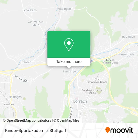 Карта Kinder-Sportakademie