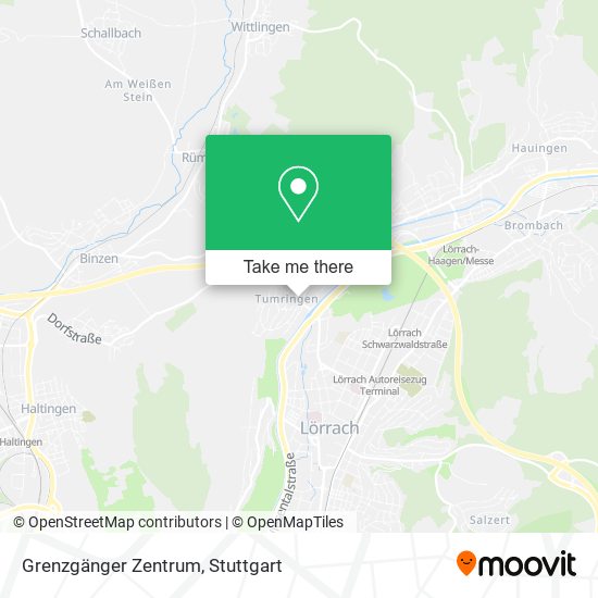 Grenzgänger Zentrum map