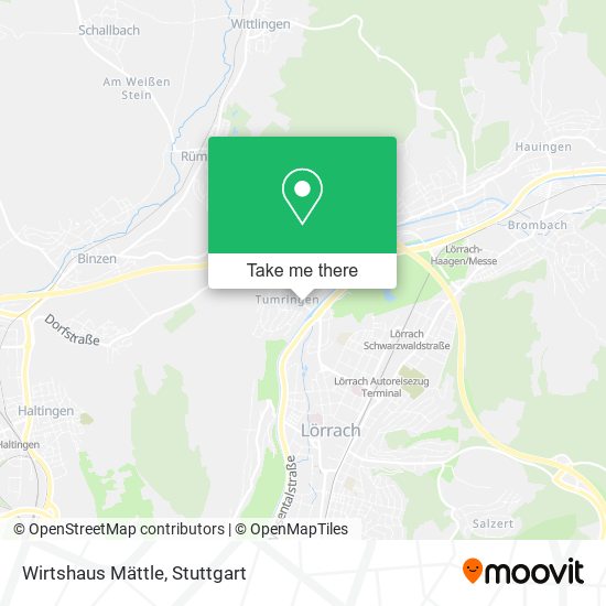 Wirtshaus Mättle map