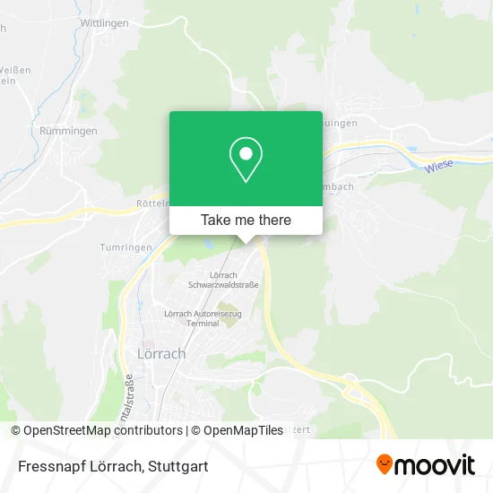 Карта Fressnapf Lörrach
