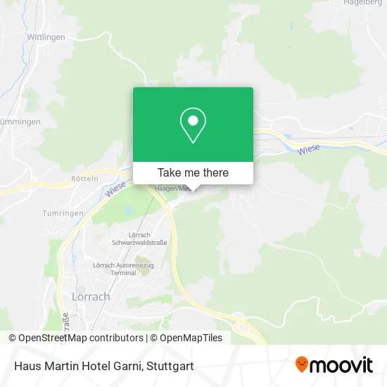 Карта Haus Martin Hotel Garni