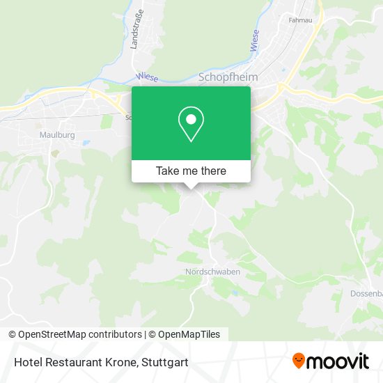 Hotel Restaurant Krone map