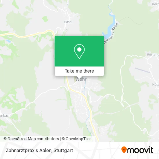 Карта Zahnarztpraxis Aalen