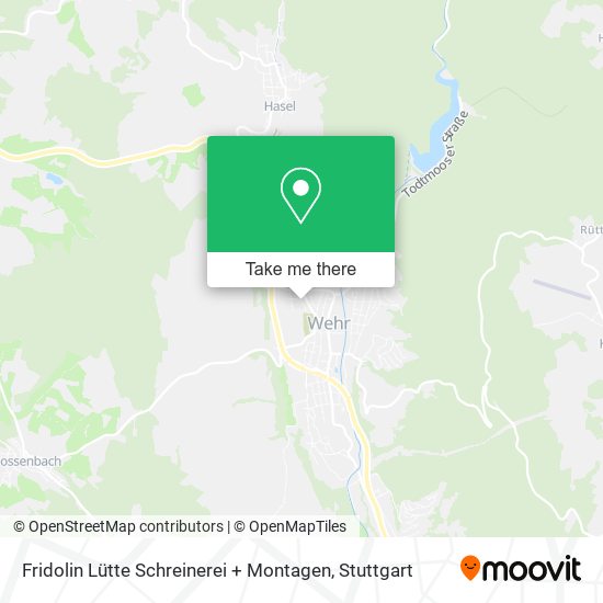 Fridolin Lütte Schreinerei + Montagen map