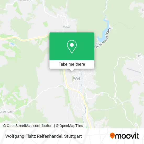 Карта Wolfgang Flaitz Reifenhandel