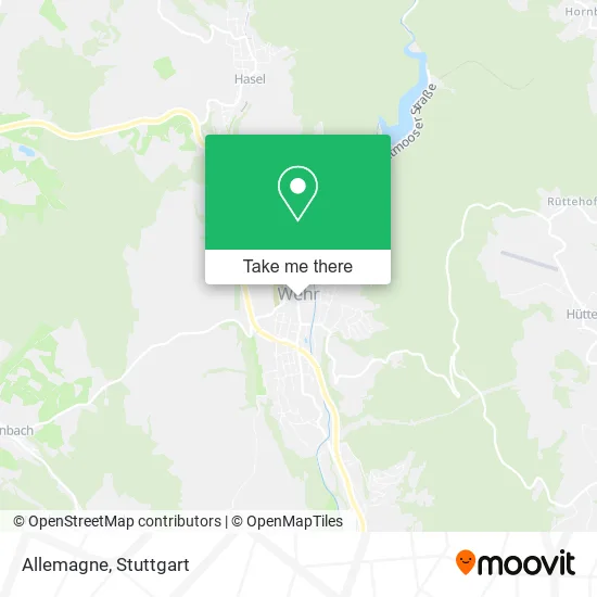 Карта Allemagne