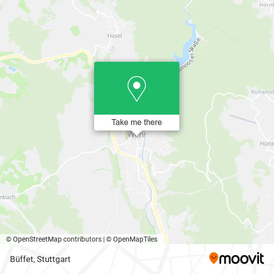 Карта Büffet