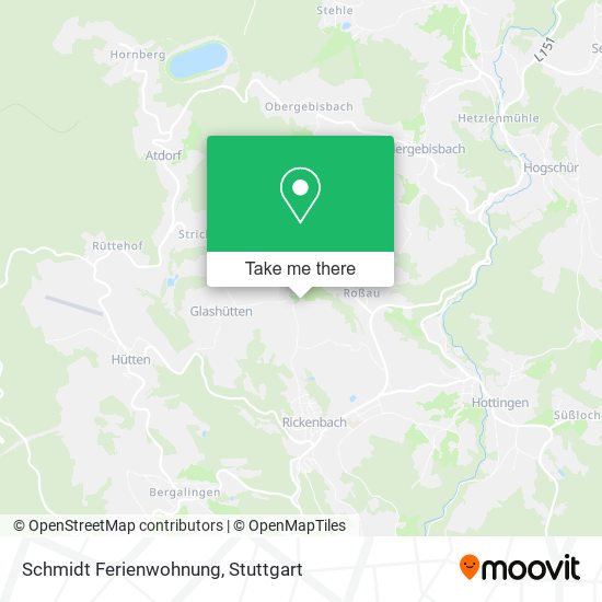 Карта Schmidt Ferienwohnung
