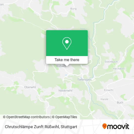 Карта Chrutschlämpe Zunft Rüßwihl