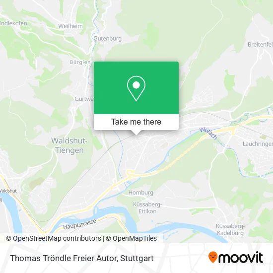Карта Thomas Tröndle Freier Autor