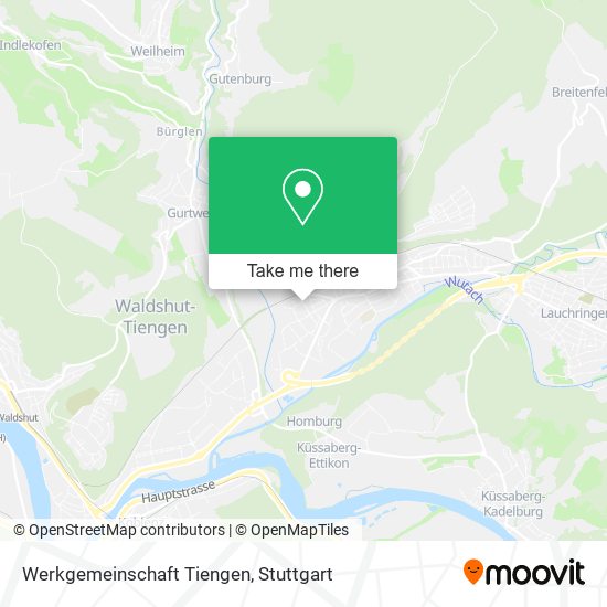 Карта Werkgemeinschaft Tiengen