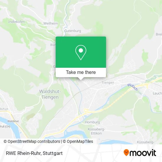 Карта RWE Rhein-Ruhr