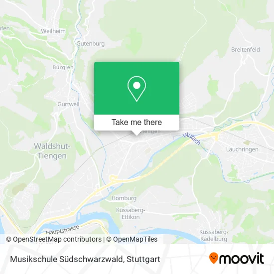 Карта Musikschule Südschwarzwald