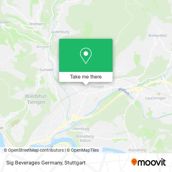 Карта Sig Beverages Germany