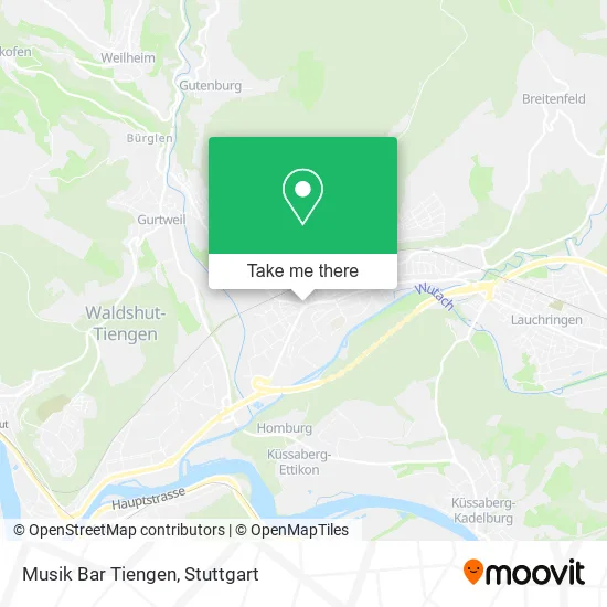 Карта Musik Bar Tiengen