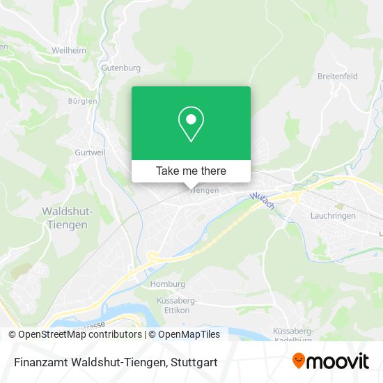 Finanzamt Waldshut-Tiengen map
