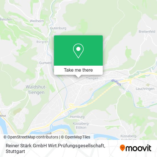 Карта Reiner Stärk GmbH Wirt.Prüfungsgesellschaft