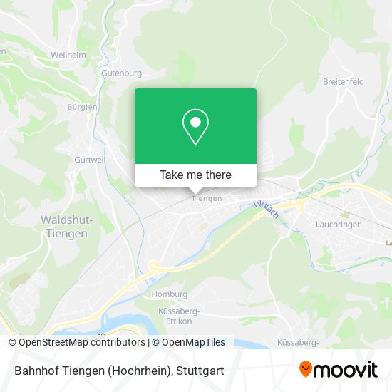 Bahnhof Tiengen (Hochrhein) map