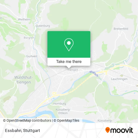 Карта Essbahn