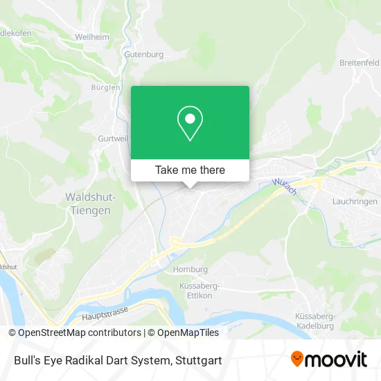 Bull's Eye Radikal Dart System map