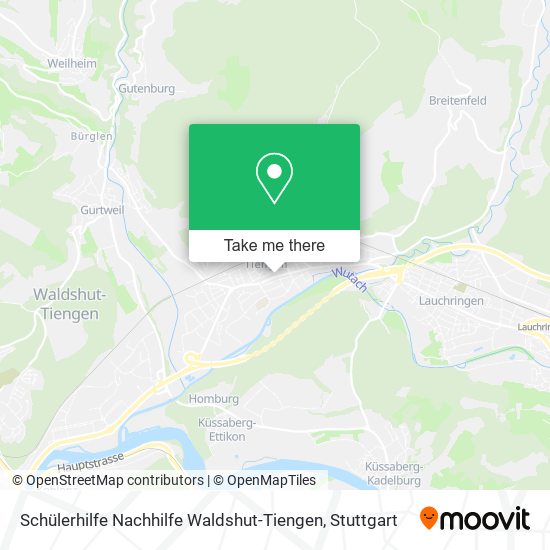 Карта Schülerhilfe Nachhilfe Waldshut-Tiengen