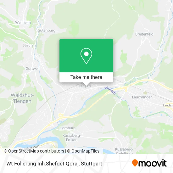 Карта Wt Folierung Inh.Shefqet Qoraj