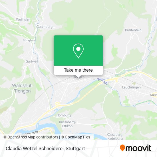 Claudia Wetzel Schneiderei map