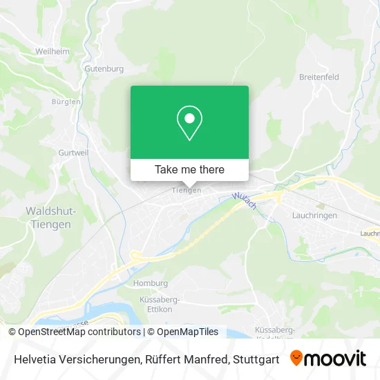 Карта Helvetia Versicherungen, Rüffert Manfred