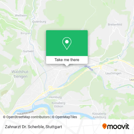 Карта Zahnarzt Dr. Scherble