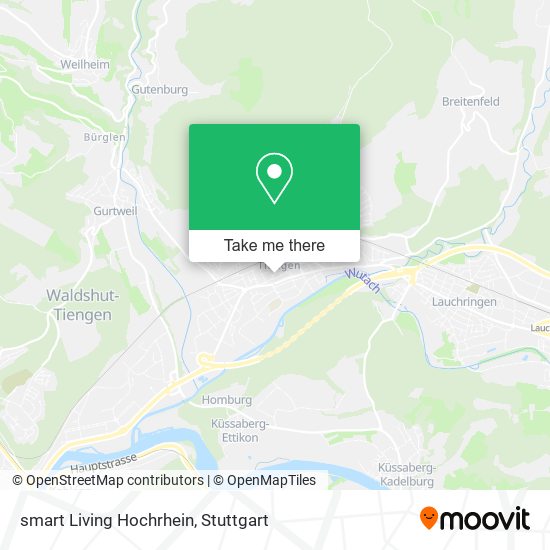 smart Living Hochrhein map