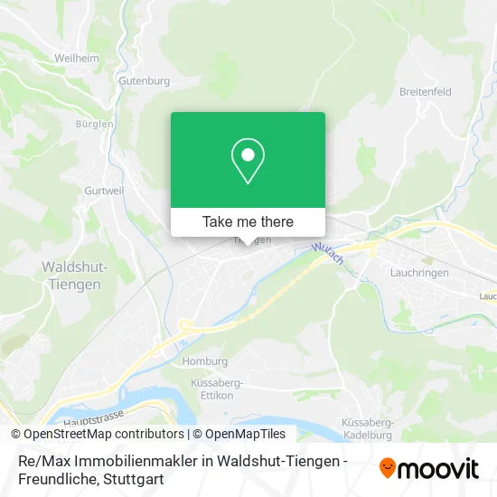 Карта Re / Max Immobilienmakler in Waldshut-Tiengen - Freundliche