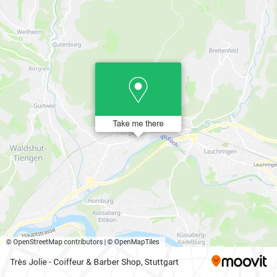 Карта Très Jolie - Coiffeur & Barber Shop