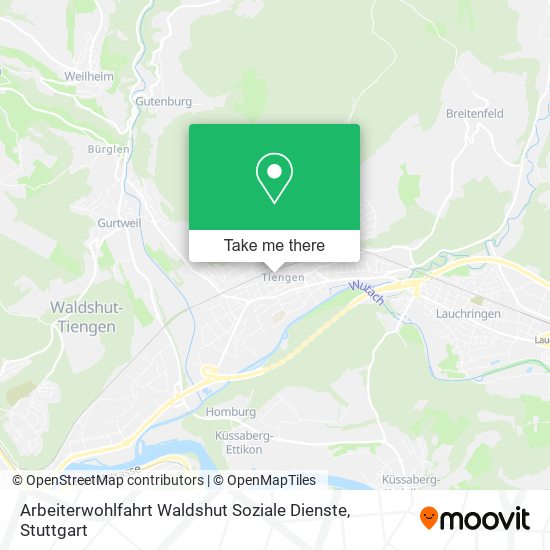 Arbeiterwohlfahrt Waldshut Soziale Dienste map