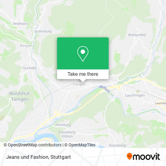 Jeans und Fashion map