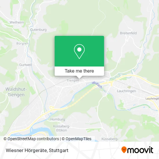 Карта Wiesner Hörgeräte