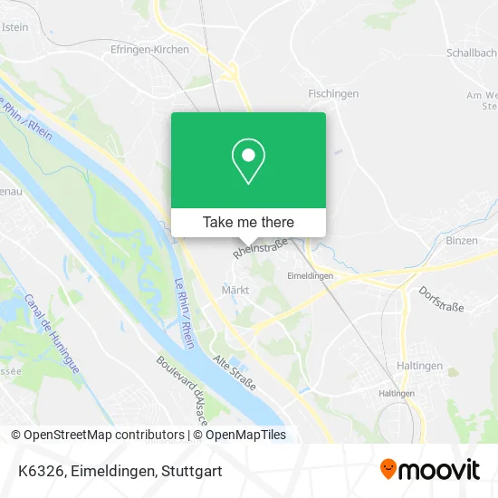 Карта K6326, Eimeldingen