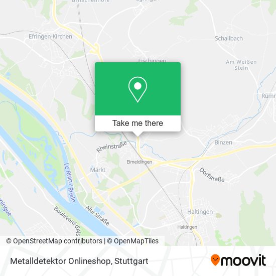 Metalldetektor Onlineshop map