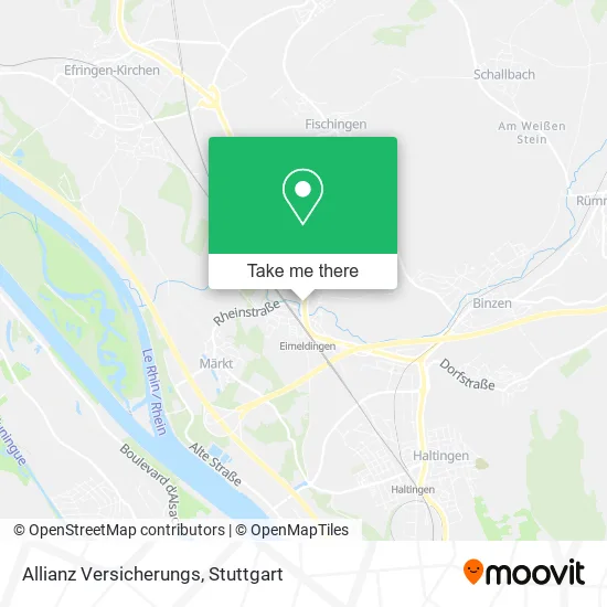 Карта Allianz Versicherungs