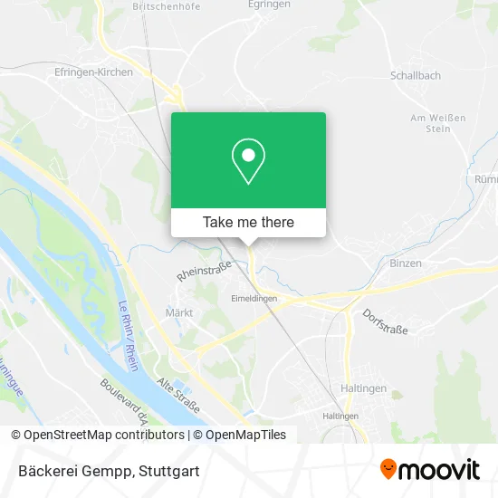 Карта Bäckerei Gempp