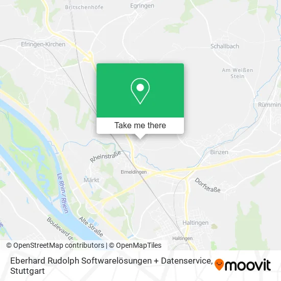 Карта Eberhard Rudolph Softwarelösungen + Datenservice