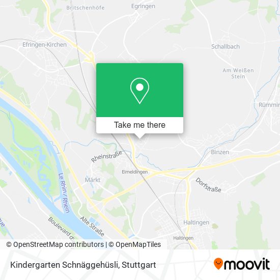 Kindergarten Schnäggehüsli map