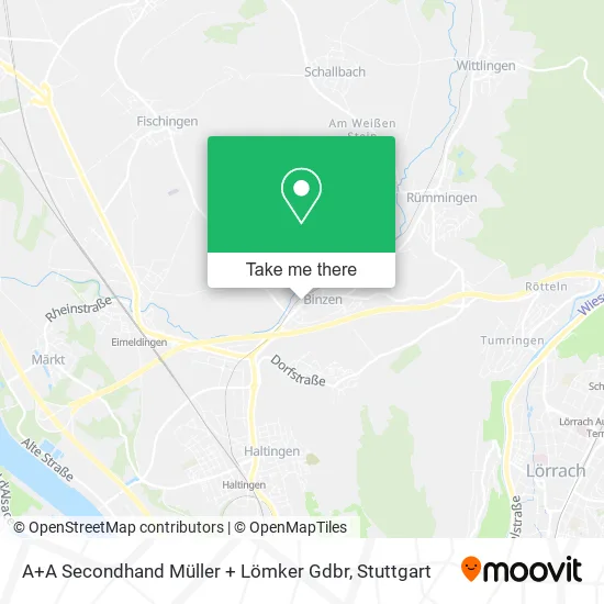 Карта A+A Secondhand Müller + Lömker Gdbr