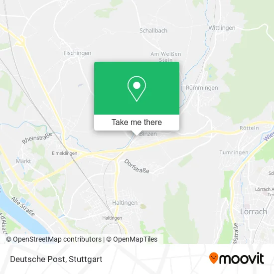 Карта Deutsche Post