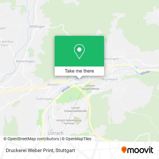 Druckerei Weber Print map
